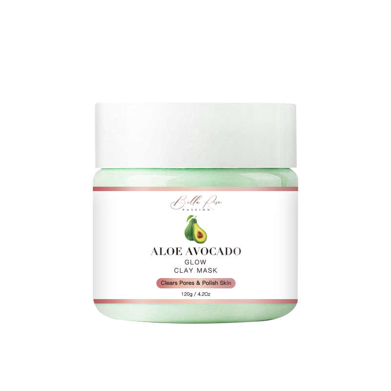 Aloe Avocado Glow Face Mask - Bella Rose Passion