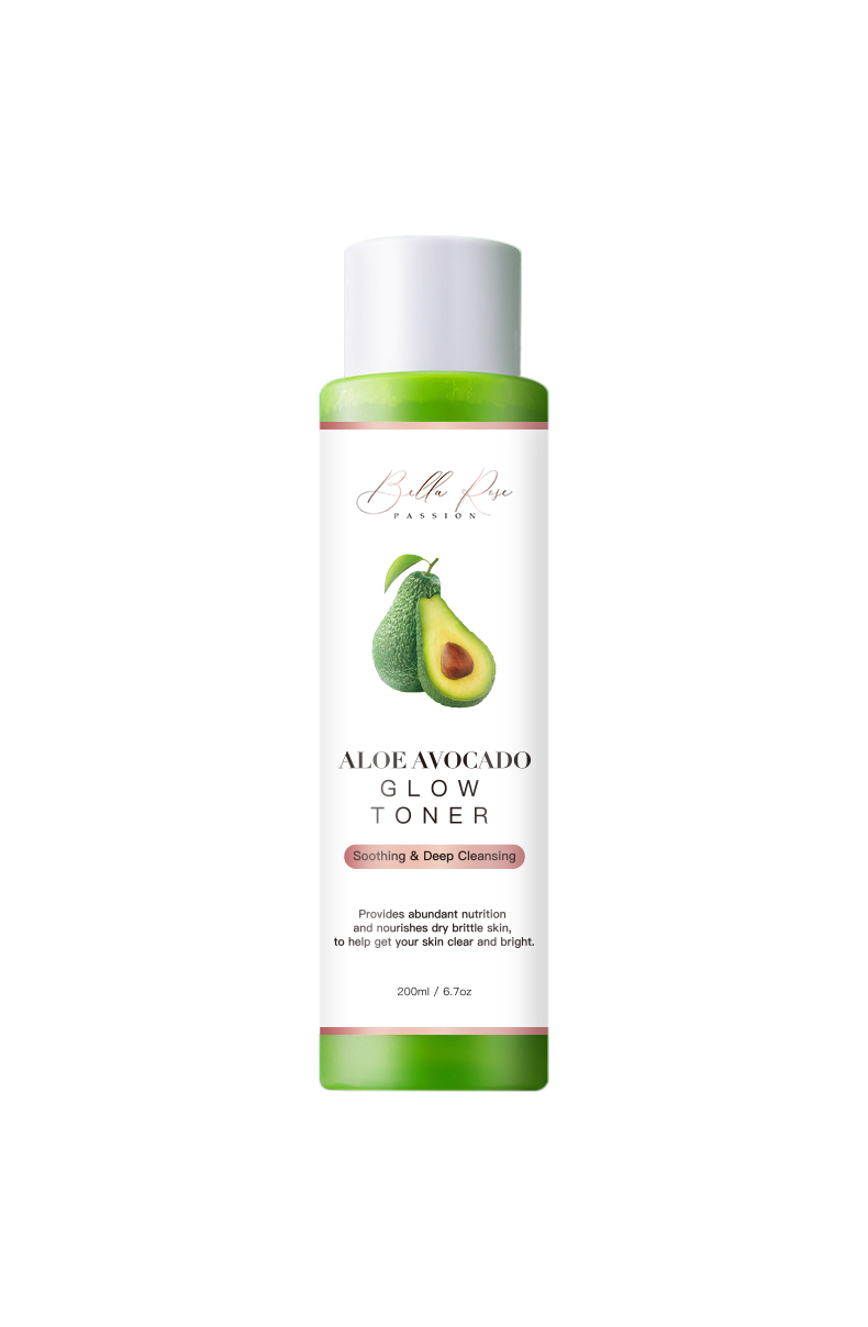 Aloe Avocado Glow Toner - Bella Rose Passion