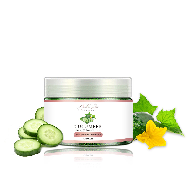 Cucumber Glow Scrub - Bella Rose Passion