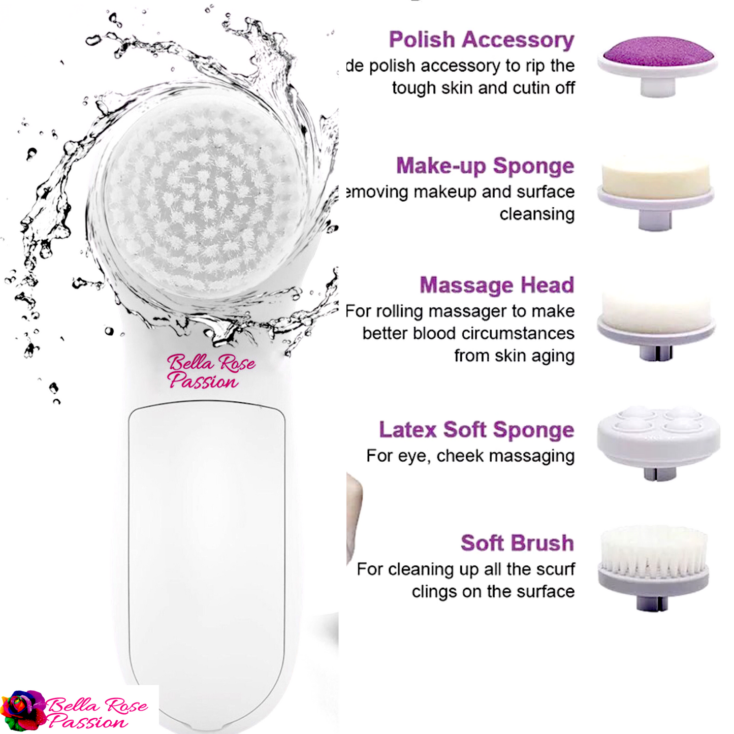 Bella Body Brush - Bella Rose Passion